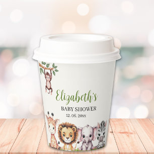 A Little Wild One is On the Way - Baby shower Paper Cups