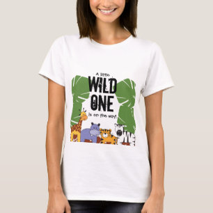 A Little wild one is on the way baby shower T-Shirt