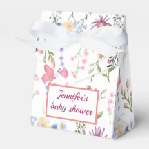 a little wildflower baby girl shower