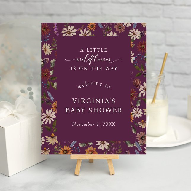 A Little Wildflower Baby Poster (A Little Wildflower Baby Poster
)