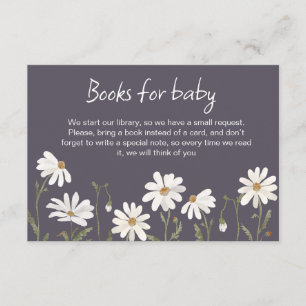 A little wildflower daisy baby shower card