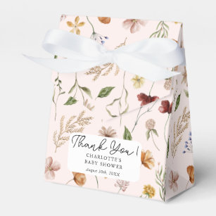 A Little Wildflower Girl Baby Shower Favour Box