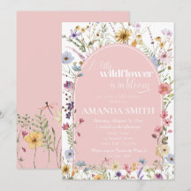 A Little Wildflower is in Bloom Floral Baby Shower