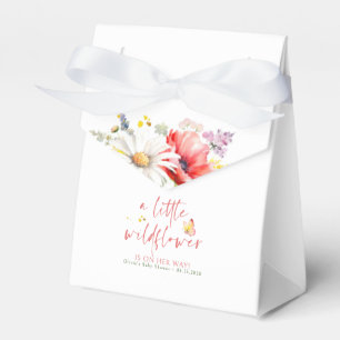 A Little Wildflower Is On Her Way Cute Baby Shower Favour Box