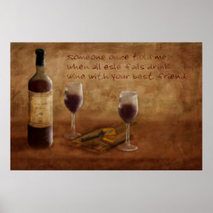 A Little Wine Is Fine Poster