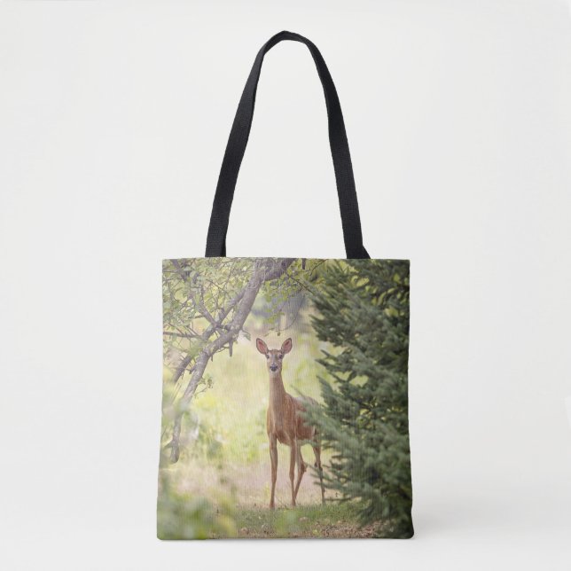 A Lone Deer  Tote Bag (Front)