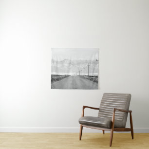 A Lone Road and Power Lines   San Juan Mountains Tapestry