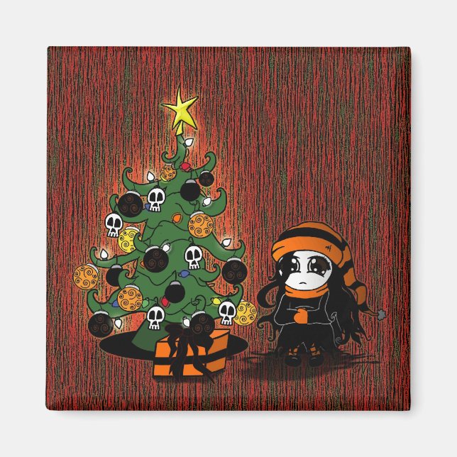 'A Lonely Christmas' Magnet (Front)