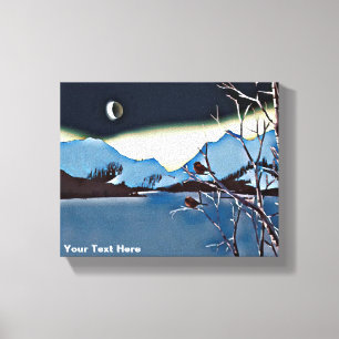 A Long Cold Night Canvas Print