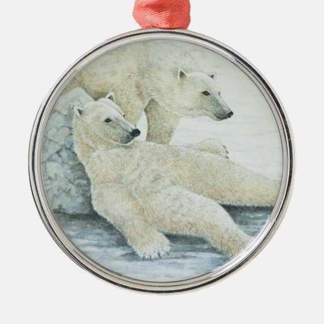 A long days night metal tree decoration (Front)