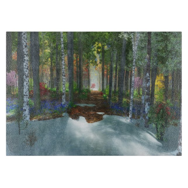 A Long Day's Walk Cutting Board (Front)