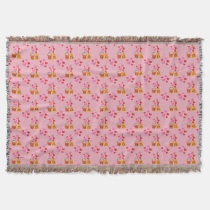 A Long Lasting Love Pattern Throw Blanket