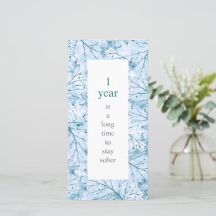 A Long Time to Stay Sober Sobriety Birthday Card