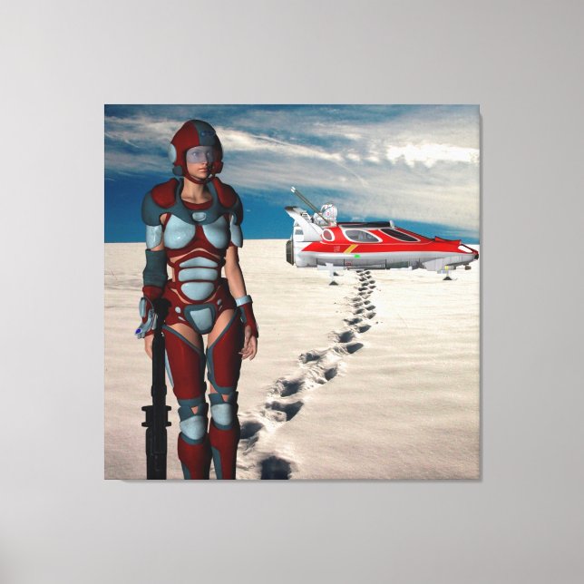 A Long Walk home   Canvas Print (Front)