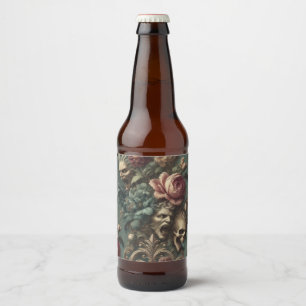 A Long Way Out of Pain – Gothic Victorian Beer Bottle Label