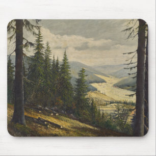 A Look at the Black Forest – Karl Julius Wilhelm Mouse Mat