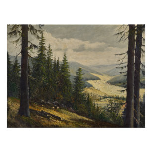 A Look at the Black Forest – Karl Julius Wilhelm  Poster