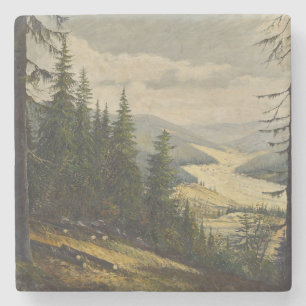 A Look at the Black Forest – Karl Julius Wilhelm Stone Coaster