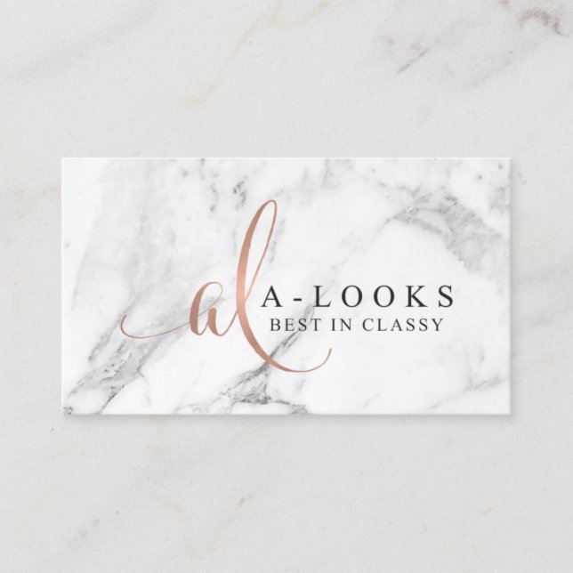 A-Looks Custom Business Cards (Front)