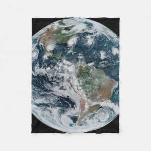 A Loose Chain Of Tropical Cyclones Fleece Blanket