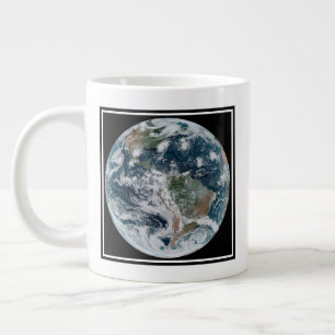 A Loose Chain Of Tropical Cyclones Large Coffee Mug