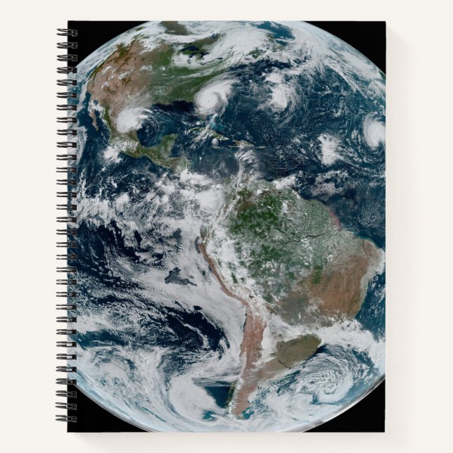 A Loose Chain Of Tropical Cyclones Notebook (Front)