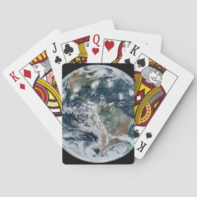 A Loose Chain Of Tropical Cyclones Playing Cards (Back)