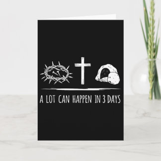 A Lot Can Happen In 3 Days Christian Jesus Cross E Card