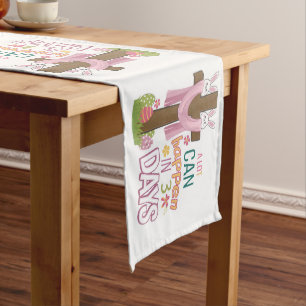 A Lot Can Happen in 3 Days Easter Table Runner