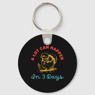 A Lot Can Happen In 3 Days Egg Easter Key Ring
