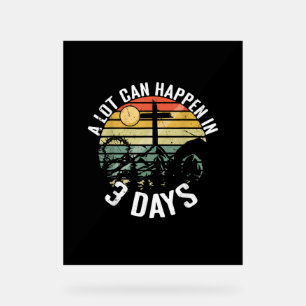 A Lot Can Happen In 3 Days Jesus Christ Happy East Acrylic Sign