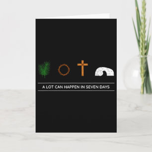 A Lot Can Happen In 7 Days Palm Sunday Holy Week E Card