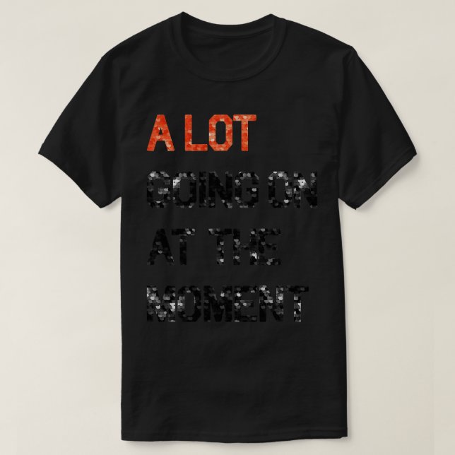 A LOT going on at the moment sequins Tank Top (Design Front)