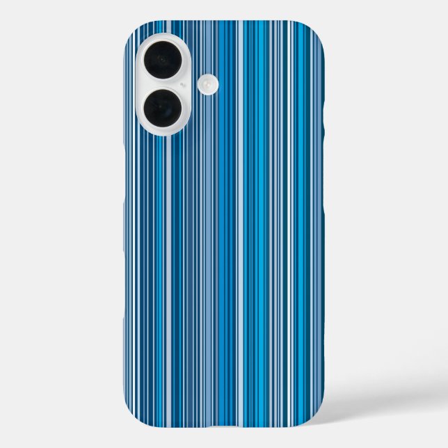 A lot of blue stripes Case-Mate iPhone case (Back)