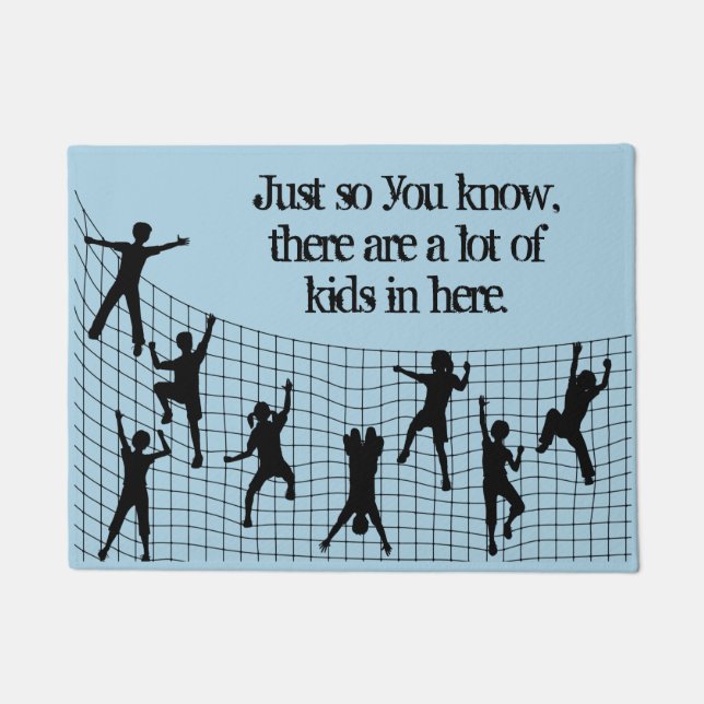 A Lot Of Kids Door Mat (Front)