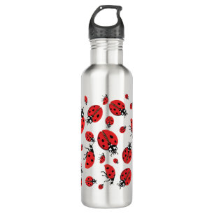 A lot of Ladybugs Lucky Pattern 710 Ml Water Bottle