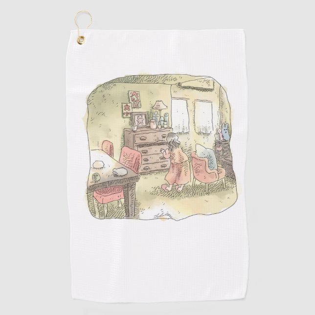 a lot of money golf towel (Front)