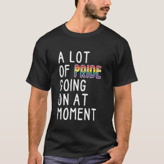 A Lot Of Pride Going On At Moment Funny LGBT Pride T-Shirt