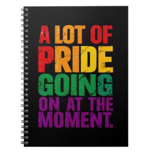 A Lot Of Pride Going On At Moment LGBT Pride Month Notebook