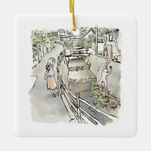 a lottery ceramic ornament