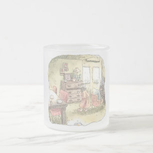 a lottery frosted glass coffee mug