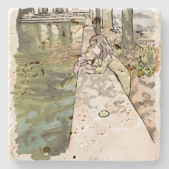 a lottery stone coaster (Front)