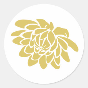 A Lotus Flower Sticker (yellow)