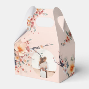 A Love Blossoming Under the Cherry Trees Favour Box