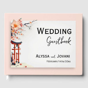 A Love Blossoming Under the Cherry Trees Guest Book