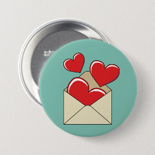 A Love Letter 7.5 Cm Round Badge