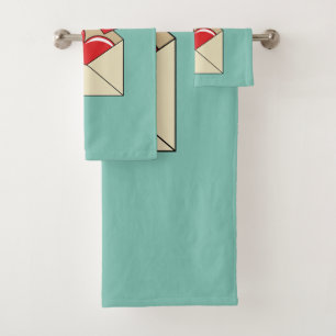 A Love Letter Bath Towel Set