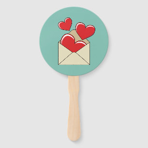 A Love Letter Hand Fan