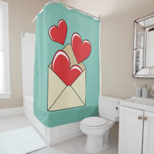 A Love Letter Shower Curtain