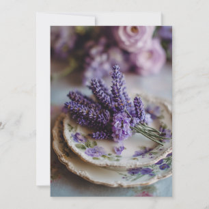 A Love Like Lavender Soft Violet Invitation